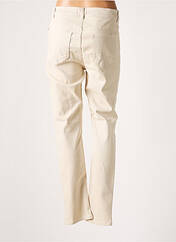 Pantalon slim beige YESTA pour femme seconde vue