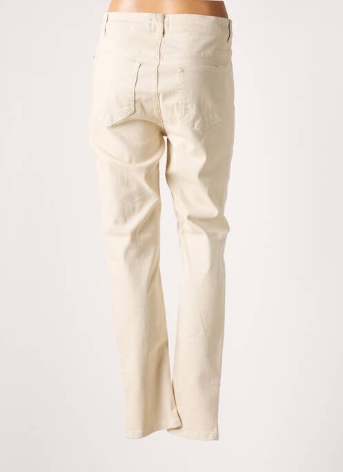 Pantalon slim beige YESTA pour femme