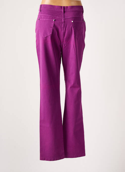 Pantalon slim violet MARBLE pour femme