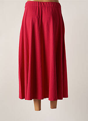 Jupe mi-longue stretch rose MES SOEURS ET MOI femme