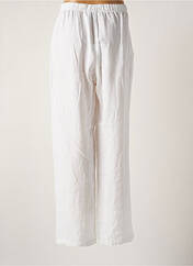 Pantalon large blanc YOEK pour femme seconde vue
