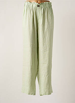 Pantalon large vert YESTA pour femme