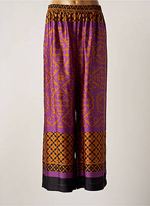 Pantalon large violet MAT FASHION pour femme