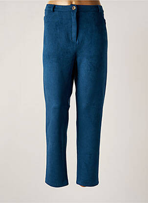 Pantalon slim bleu OLIVER JUNG pour femme
