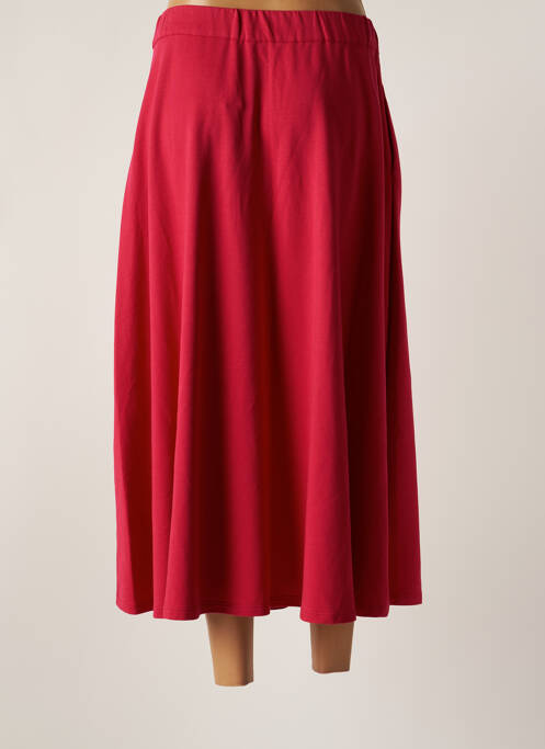 Jupe mi-longue coupe évasée rose MES SOEURS ET MOI femme