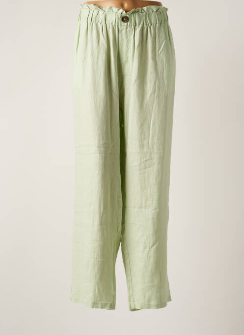 Pantalon large vert YESTA pour femme