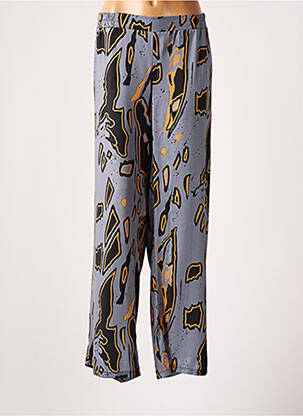 Pantalon large tissage popeline taille normale gris GREGORY PAT femme