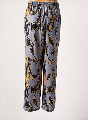 Pantalon large tissage popeline taille normale gris GREGORY PAT femme