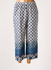 Pantalon 7/8 bleu FRANCK ANNA pour femme seconde vue