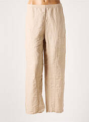 Pantalon droit beige G!OZE pour femme seconde vue