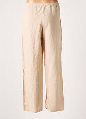 Pantalon droit beige G!OZE pour femme seconde vue
