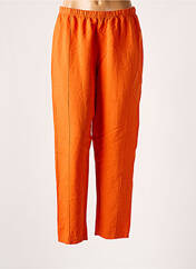 Pantalon droit orange G!OZE pour femme seconde vue