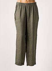 Pantalon droit vert KOKOMARINA pour femme seconde vue