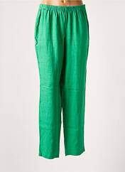 Pantalon droit vert KOKOMARINA pour femme seconde vue