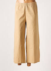 Pantalon large beige POISSONS BLANCS pour femme seconde vue