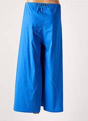 Pantalon large bleu POISSONS BLANCS pour femme seconde vue