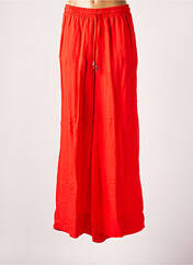 Pantalon large rouge MAT. pour femme seconde vue
