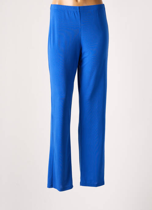 Pantalon droit bleu GREGORY PAT pour femme
