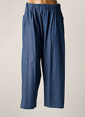 Pantalon large bleu FRANCK ANNA pour femme seconde vue