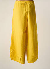 Pantalon large jaune G!OZE pour femme seconde vue