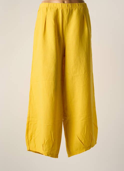 Pantalon large jaune G!OZE pour femme