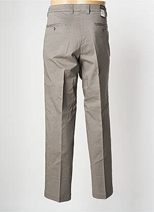 Pantalon chino tissage popeline taille normale gris HEMLOCK homme