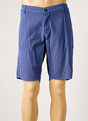 Bermuda poches taille normale bleu SERGE BLANCO homme