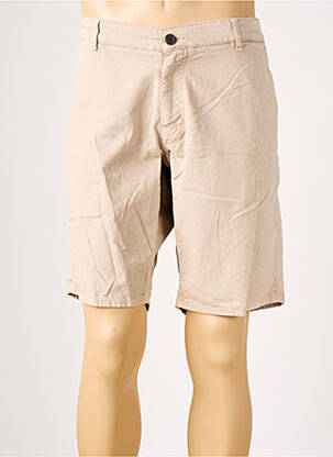 Bermuda tissage popeline beige SERGE BLANCO homme