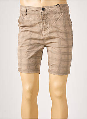 Bermuda poches taille normale marron SUBLEVEL homme
