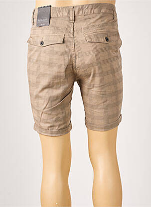 Bermuda poches taille normale marron SUBLEVEL homme