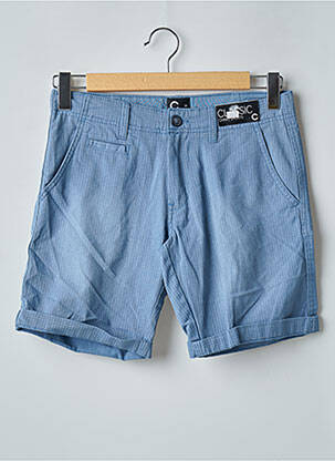 Short tissage popeline taille normale bleu CLASSIC homme