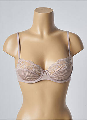 Soutien-gorge effet matière satinée beige MARIE JO femme