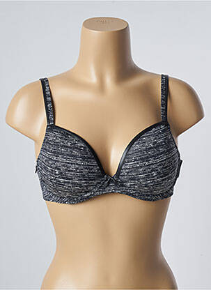 Soutien-gorge effet matière satinée gris MARIE JO femme