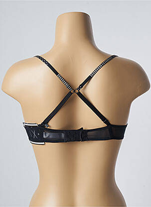 Soutien-gorge effet matière satinée haut soutien-gorge moulé noir MARIE JO femme