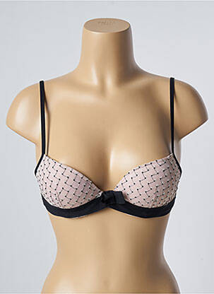 Soutien-gorge effet matière satinée haut soutien-gorge push-up rose MARIE JO femme