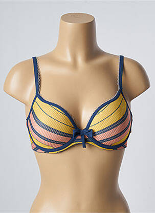 Soutien-gorge bretelle multi position haut soutien-gorge moulé jaune MARIE JO femme