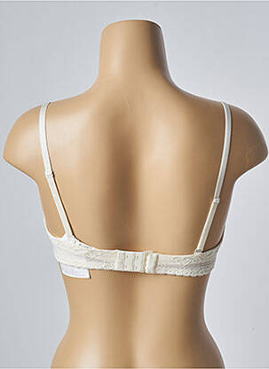Soutien-gorge effet matière satinée haut soutien-gorge balconnet beige LEJABY femme