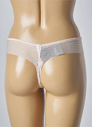 String effet matière satinée rose MARIE JO femme