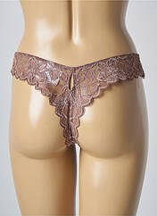 Tanga marron WACOAL pour femme seconde vue