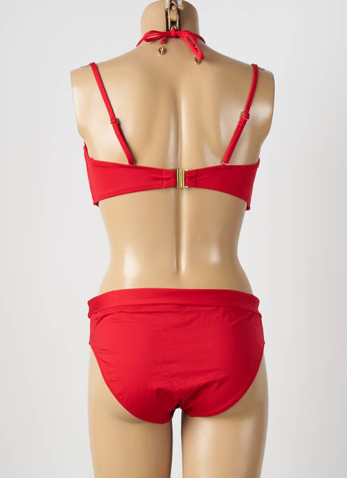 Maillot de bain 2 pièces haut bandeau haut bandeau rouge LOLITA ANGELS femme
