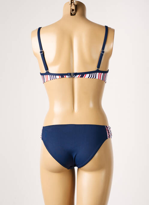 Maillot de bain 2 pièces bleu SALÉE pour femme