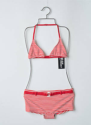 Maillot de bain 2 pièces stretch rouge SUN PROJECT fille
