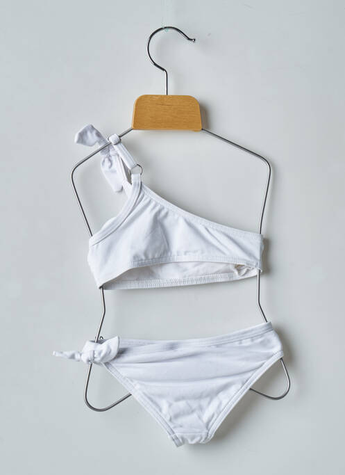 Maillot de bain 2 pièces blanc SALÉE fille