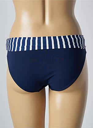 Bas de maillot de bain tissage texturé culotte bleu LOLITA ANGELS femme