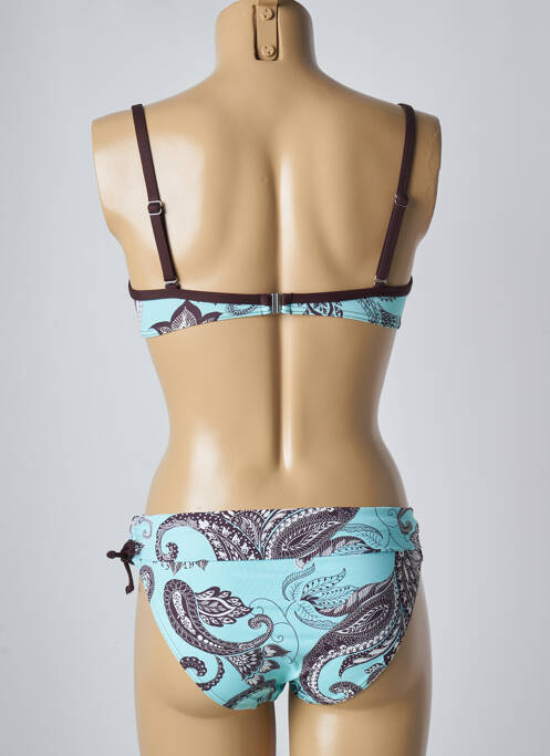 Maillot de bain 2 pièces bleu O'SALEE pour femme