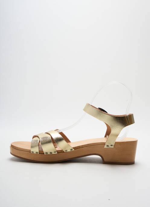 Sandales/Nu pieds jaune MASSALIA femme