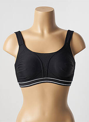 Soutien-gorge sans armature haut soutien-gorge emboitant noir AMOENA femme