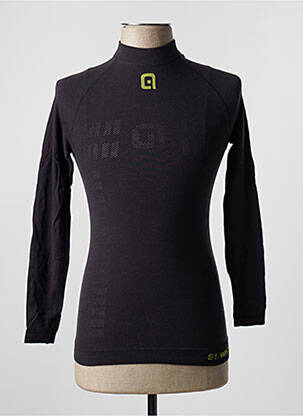 T-shirt stretch manches longues noir ALECYCLING homme