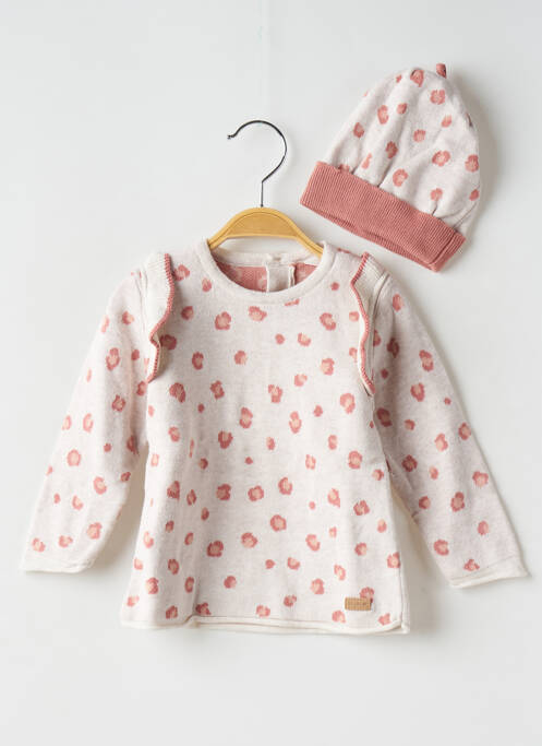 Robe pull beige MAYORAL pour fille