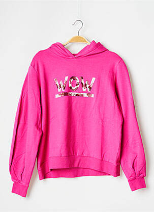 Sweat-shirt à capuche rose TIFFOSI pour fille